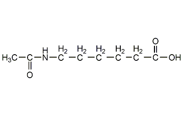 6-acetamidocaproic acid structural formula